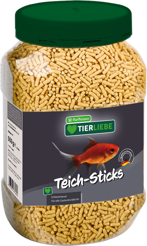 TIERLIEBE Teichfischfutter Teich-Sticks